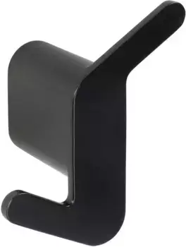 Двойной крючок «Bemeta» Organic Black 167106200 на стену чёрный матовый