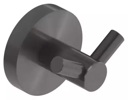 Двойной крючок «Cezares» RELAX-HKD-GM на стену оружейная сталь