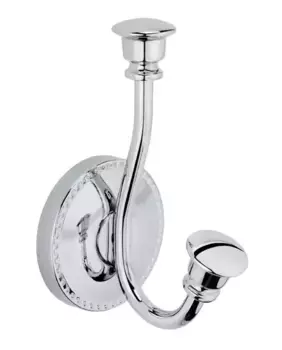 Двойной крючок «Fixsen» Adele FX-55005 на стену хром