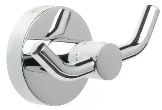 Двойной крючок «Fixsen» Comfort Chrome FX-85005A на стену хром
