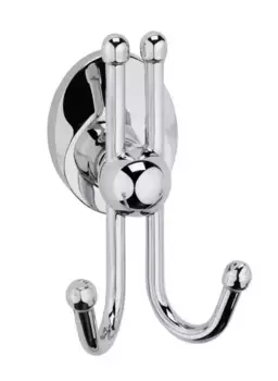 Двойной крючок «Fixsen» Europa FX-21805B на стену хром