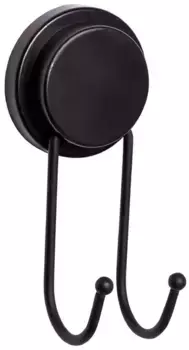 Двойной крючок «Fixsen» Magic Black FX-45005A на стену чёрный