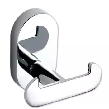 Двойной крючок «Fora» Brass BR053 на стену хром