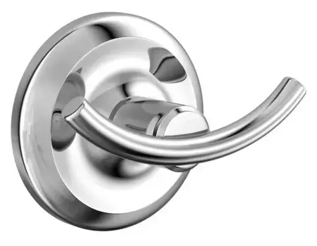 Двойной крючок «Fora» Drop FOR-DP053 на стену хром