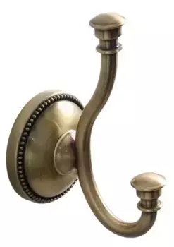 Двойной крючок «Grampus» Alfa GR-9505 на стену бронза