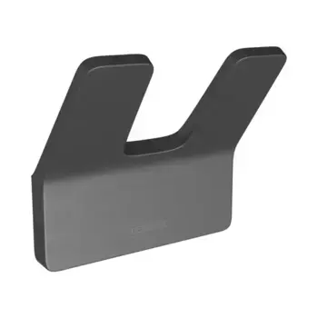 Двойной крючок «Lemark» Smooth Line 9716006 на стену графит