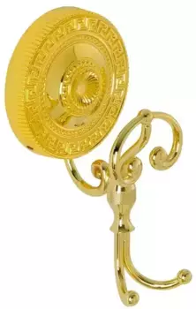 Двойной крючок «Migliore» Montecarlo 31534 на стену золото
