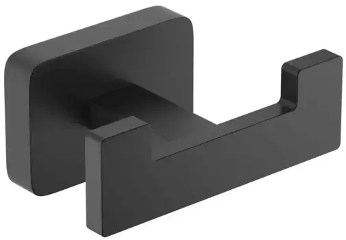 Двойной крючок «Schein» 9212MB на стену чёрный