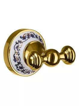 Двойной крючок «Schein» Saine 7053002 на стену золото