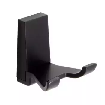 Двойной крючок «WasserKRAFT» Abens K-3223D на стену чёрный