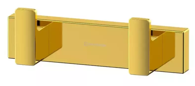 Двойной крючок «Whitecross» Cubo CU2412GL на стену золото