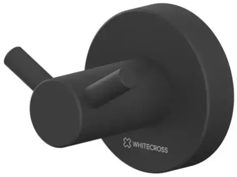 Двойной крючок «Whitecross» Ergo ER2212BL на стену чёрный матовый