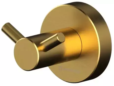 Двойной крючок «Whitecross» Ergo ER2212GLB на стену брашированное золото