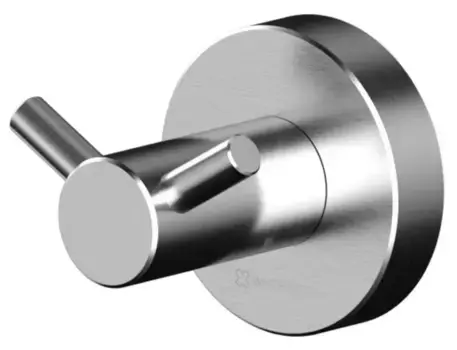 Двойной крючок «Whitecross» Ergo ER2212NIB на стену брашированный никель