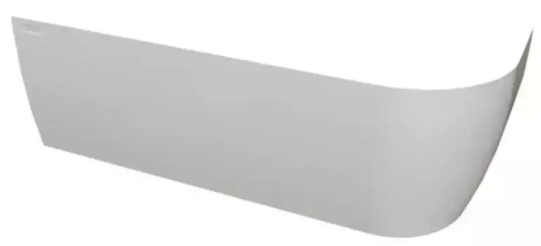 Фронтальный и торцевой экран «Radomir» Вальс 3/4 170/75 белый левый