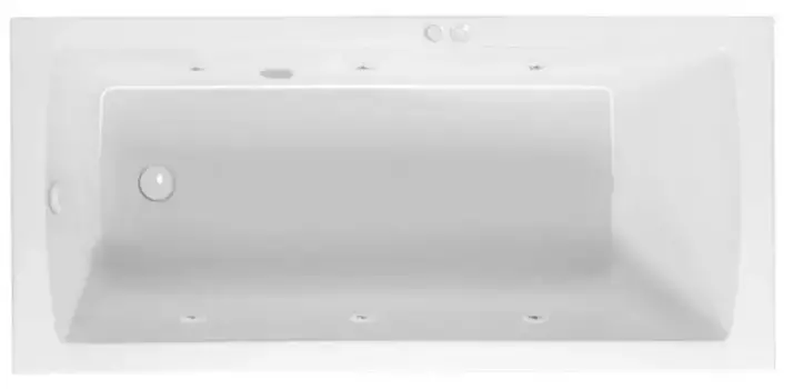 Гидромассажная ванна акриловая «Excellent» Aquaria 160/70 Soft с каркасом с сифоном белая