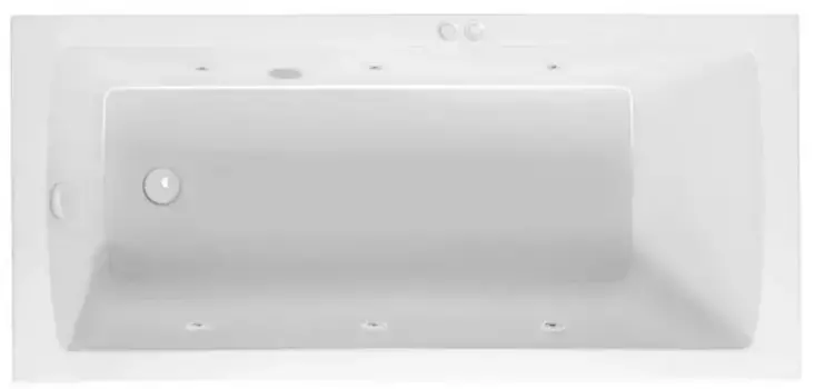 Гидромассажная ванна акриловая «Excellent» Aquaria 170/75 Soft с каркасом с сифоном белая
