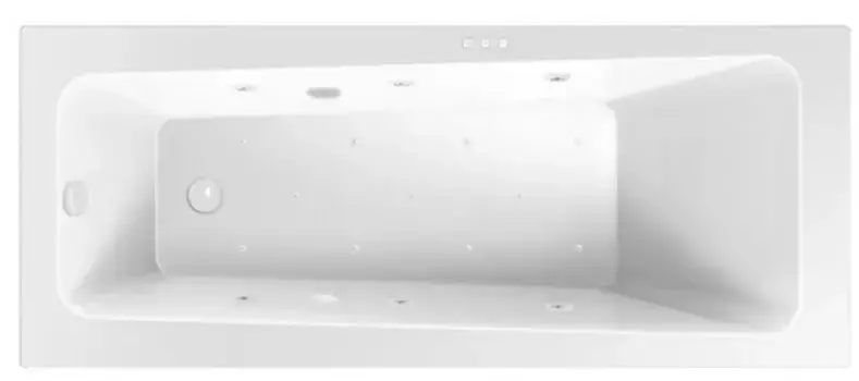 Гидромассажная ванна акриловая «Excellent» Ava 160/70 Relax с каркасом с сифоном белая