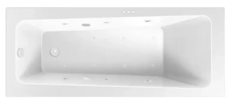 Гидромассажная ванна акриловая «Excellent» Ava 170/70 Relax с каркасом с сифоном белая