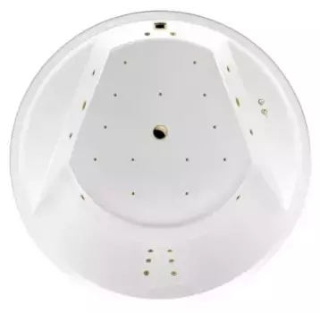 Гидромассажная ванна акриловая «Excellent» Great Arc 160/160 Ultra с каркасом с сифоном белая/золото