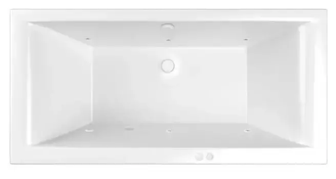 Гидромассажная ванна акриловая «Whitecross» Savia Duo 170/80 Soft с каркасом с сифоном белая