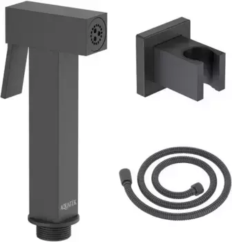 Гигиенический гарнитур «Акватек» AQ2053MB чёрный матовый