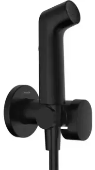 Гигиенический гарнитур «Hansgrohe» Bidette 29232670 чёрный матовый
