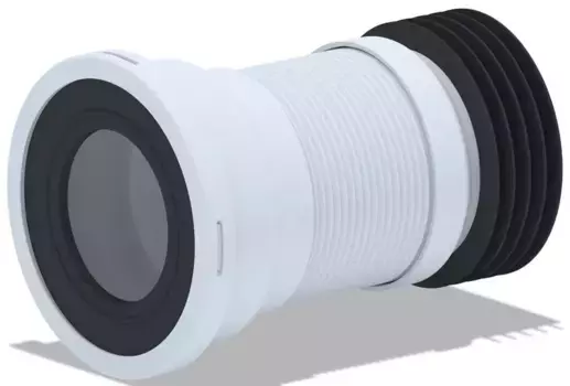 Гофра для унитаза «АНИпласт» K918 металлическая спираль