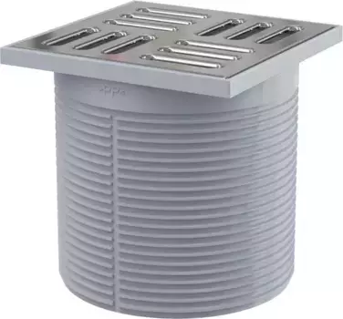 Горловина трапа «AlcaPlast» APV0300 с решёткой APV0300 нержавеющая сталь