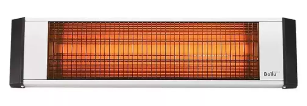 Инфракрасный электрический обогреватель «Ballu» BIH-L-2.0 с термостатом серый светлый
