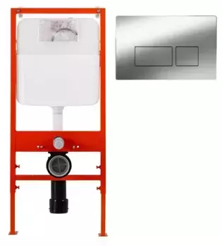 Инсталляция для унитаза с кнопкой «Belbagno» BB026/BB041CR