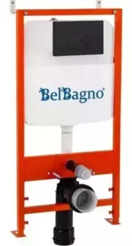 Инсталляция для унитаза с кнопкой «Belbagno» BB026/BB084NERO
