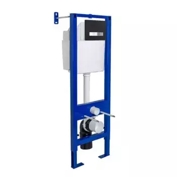 Инсталляция для унитаза с кнопкой «Berges Wasserhaus» 040342 Аtom Line 410/кнопка Soft Touch