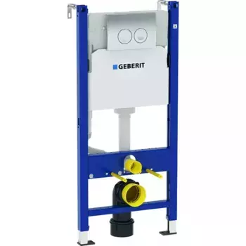 Инсталляция для унитаза с кнопкой «Geberit» Duofix 458.124.21.1 · Duofix, Geberit, 458.124.21.1