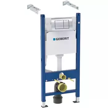 Инсталляция для унитаза с кнопкой «Geberit» Duofix Delta 458.163.21.1