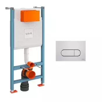 Инсталляция для унитаза с кнопкой «Vitra» 800-1873 (Core 732-5800-01/панель смыва Root R 740-2280)