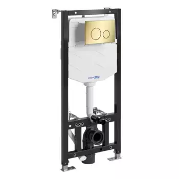 Инсталляция для унитаза с кнопкой «WasserKRAFT» 10TLT.010.ME.PG02