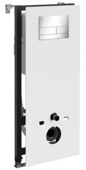 Инсталляция для унитаза с кнопкой «WasserKRAFT» Abens 20TLT.010.ME.WH.BN04