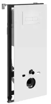 Инсталляция для унитаза с кнопкой «WasserKRAFT» Abens 20TLT.010.ME.WH.WH03