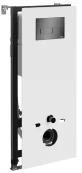 Инсталляция для унитаза с кнопкой «WasserKRAFT» Abens 20TLT.010.ME.WH.PB03