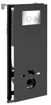 Инсталляция для унитаза с кнопкой «WasserKRAFT» Abens 20TLT.010.ME.BL.CH01