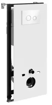 Инсталляция для унитаза с кнопкой «WasserKRAFT» Abens 20TLT.010.ME.WH.WH01