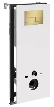 Инсталляция для унитаза с кнопкой «WasserKRAFT» Abens 20TLT.010.ME.WH.MG04