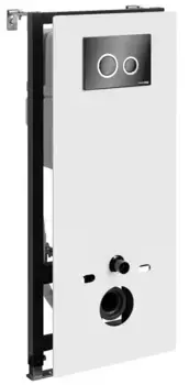 Инсталляция для унитаза с кнопкой «WasserKRAFT» Abens 20TLT.010.ME.WH.PB01