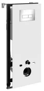 Инсталляция для унитаза с кнопкой «WasserKRAFT» Abens 20TLT.010.ME.WH.BN03