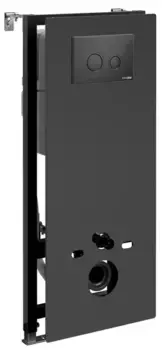 Инсталляция для унитаза с кнопкой «WasserKRAFT» Abens 20TLT.010.ME.BL.MB01