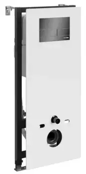 Инсталляция для унитаза с кнопкой «WasserKRAFT» Abens 20TLT.010.ME.WH.PB04