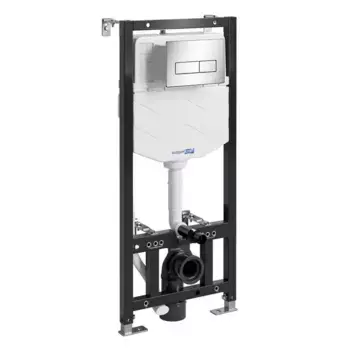 Инсталляция для унитаза с кнопкой «WasserKRAFT» Aller 10TLT.010.ME.BN03