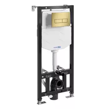 Инсталляция для унитаза с кнопкой «WasserKRAFT» Aller 10TLT.010.ME.MG03