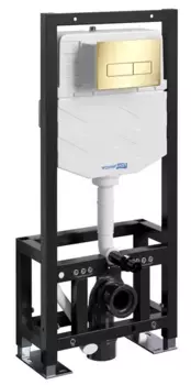 Инсталляция для унитаза с кнопкой «WasserKRAFT» Dill 61TLT.010.ME.PG03